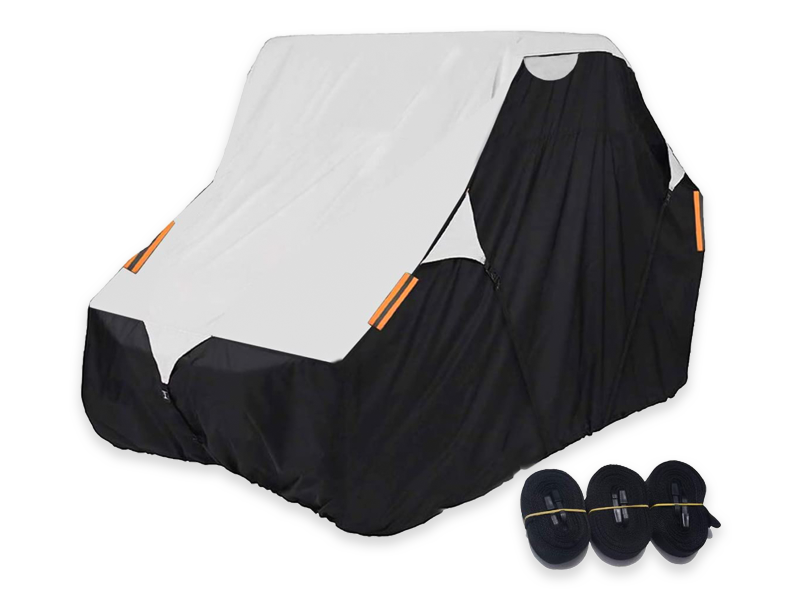 Housse UTV Oxford imperméable et résistante, gris noir, 420d